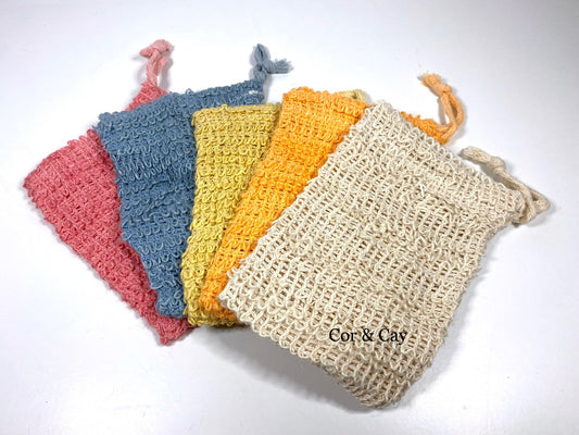 Natural Sisal Soap Saver Bag